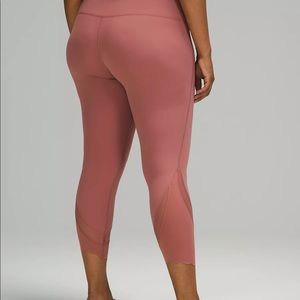LuluLemon Scalloped Hem High-Rise Legging Crop 23"